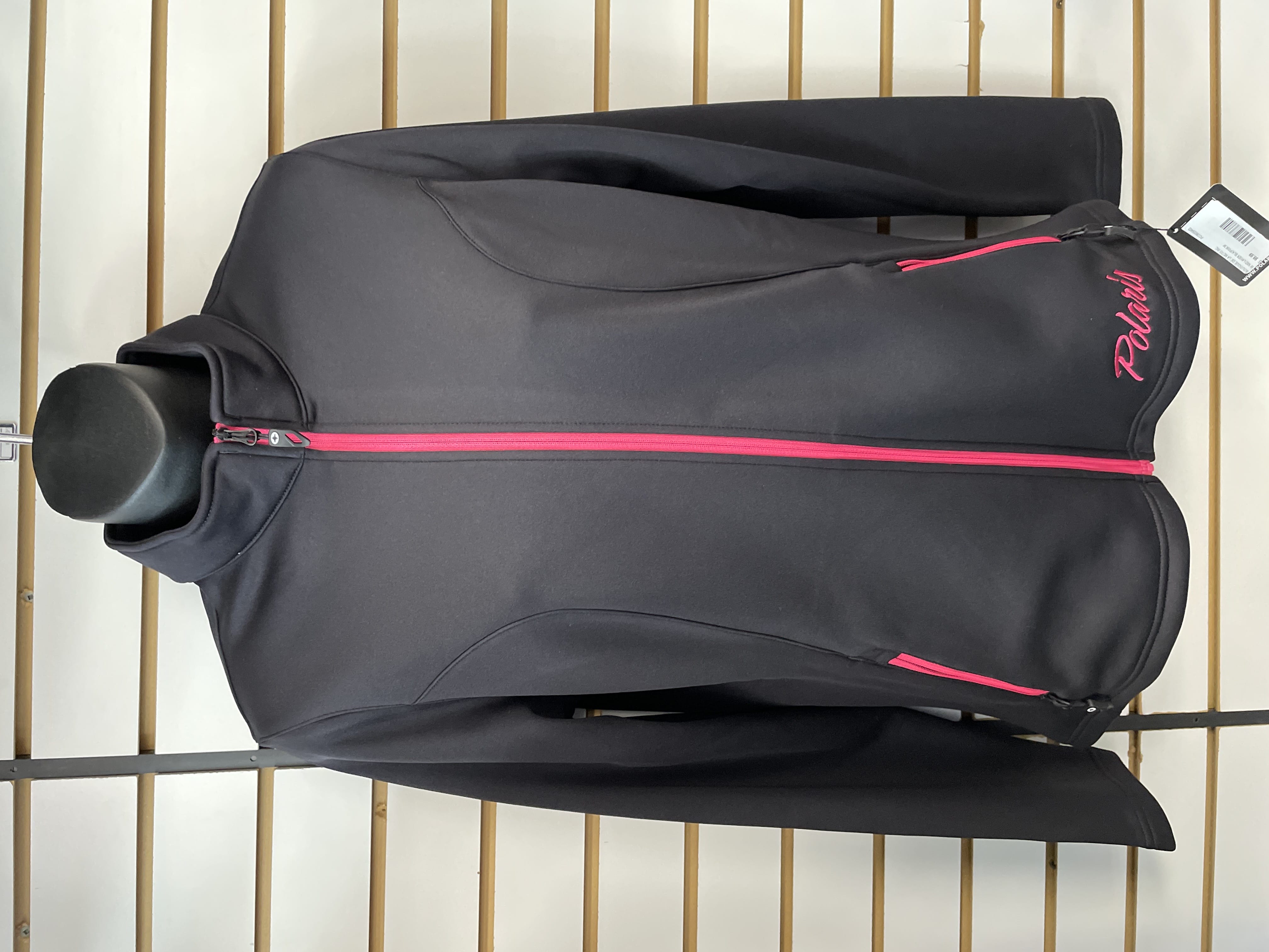W MID LAYER BLK/PINK XL